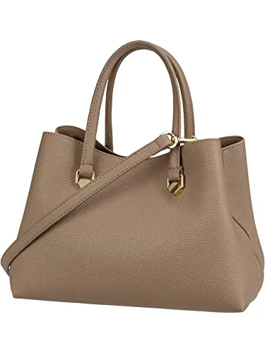 Tommy Hilfiger TH Emblem Small Satchel borsa donna Oat Milk