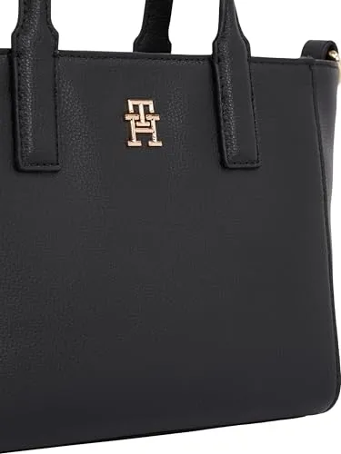 Tommy Hilfiger Soft Logo Mini Tote Piccola nero Black
