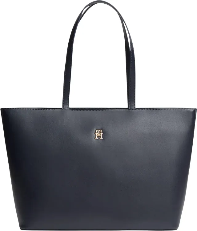 Tommy Hilfiger Tote Latam Side Logo Blu Space Blue