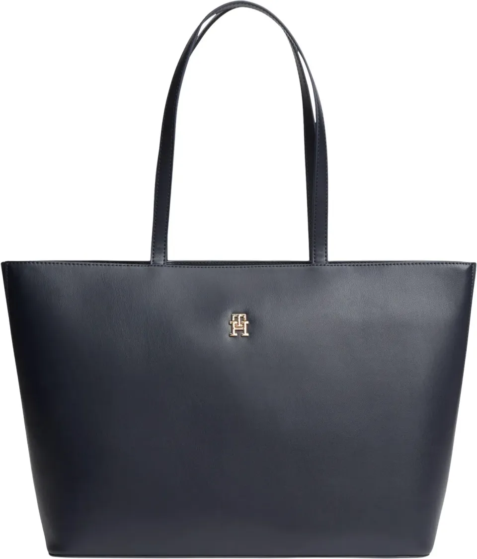 Tommy Hilfiger Tote Latam Side Logo Blu Space Blue