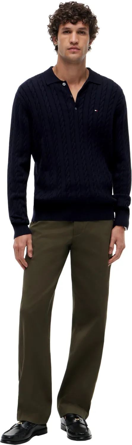 Tommy Hilfiger Classic Cable MW0MW41955 polo unisex L cotone