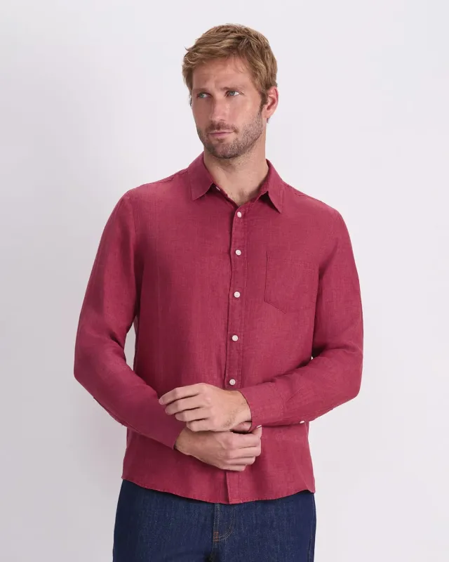 Sportscraft Linen Delave camicia lino manica lunga