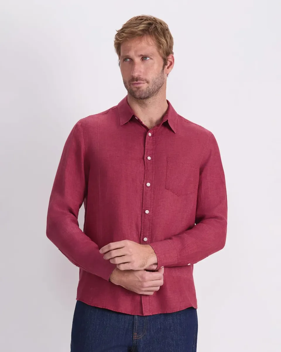 Sportscraft Linen Delave camicia lino manica lunga