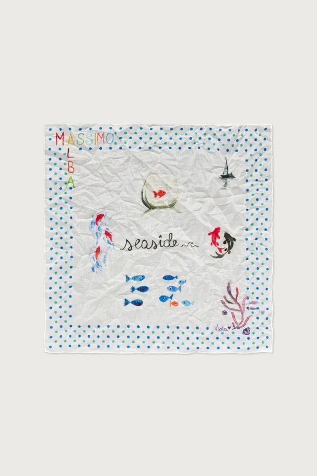 Massimo Alba Hanky1 fazzoletto mare in cotone