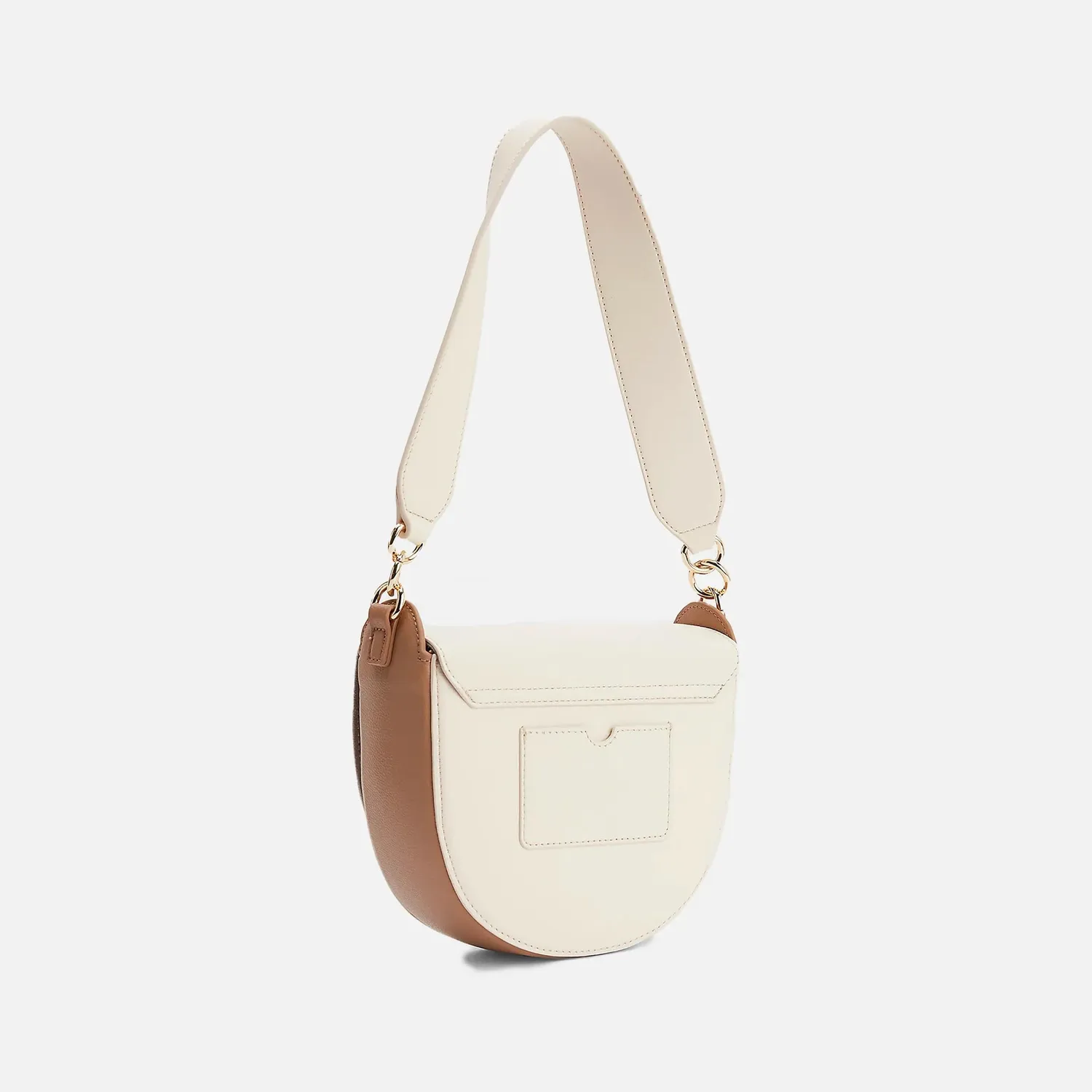 Tommy Hilfiger Life Saddle borsa hobo donna piccola avorio