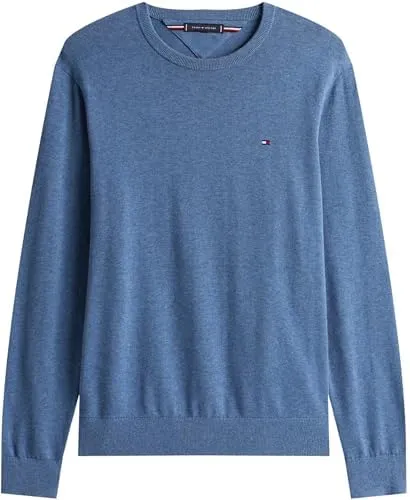 Tommy Hilfiger Essential Cotton maglione girocollo blu XXXL