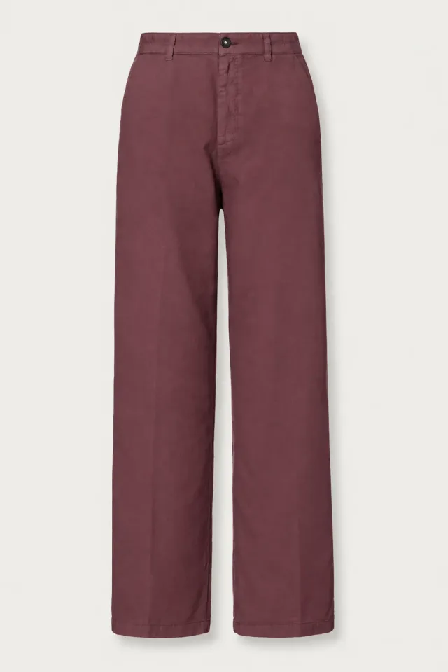 Massimo Alba Lois pantaloni donna rose brown cotone