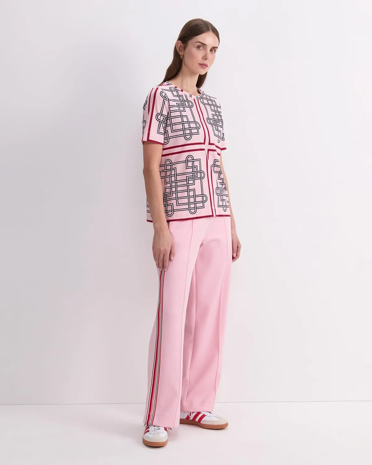 Sportscraft Rhodes Mercerised Tee t-shirt stampa foulard