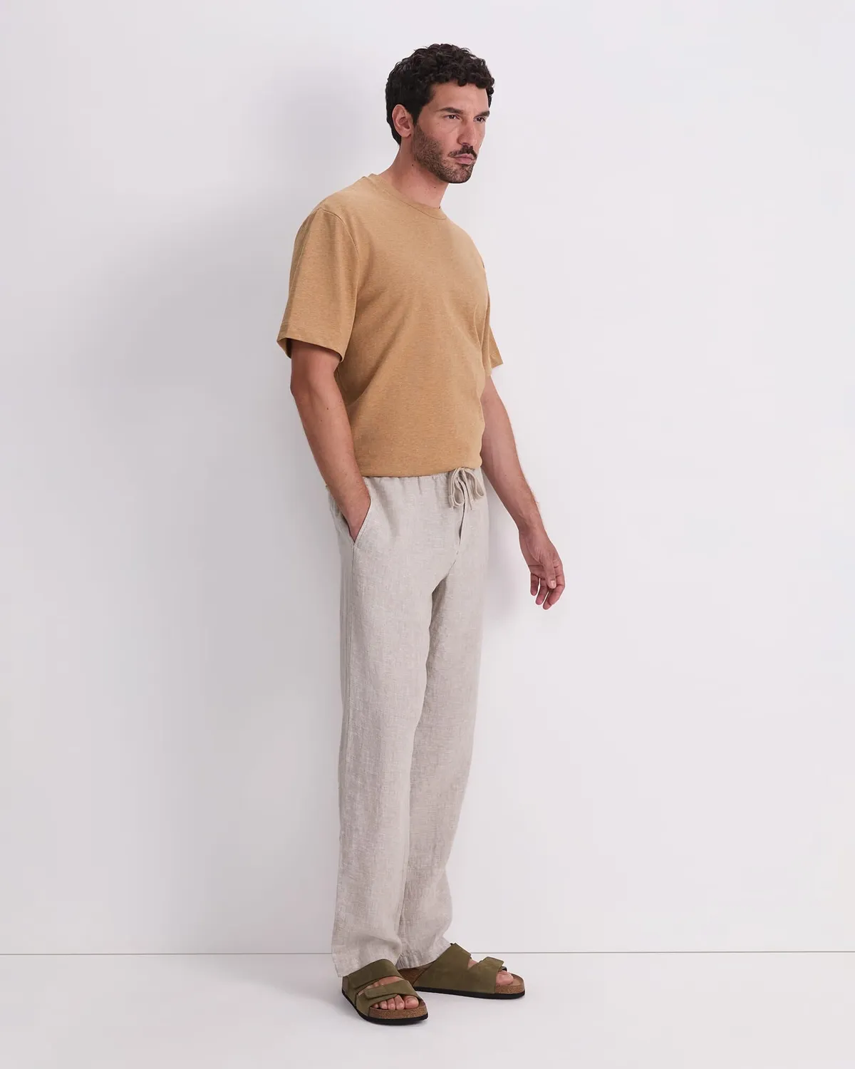 Sportscraft Caffery pantalone lino tinta in filo