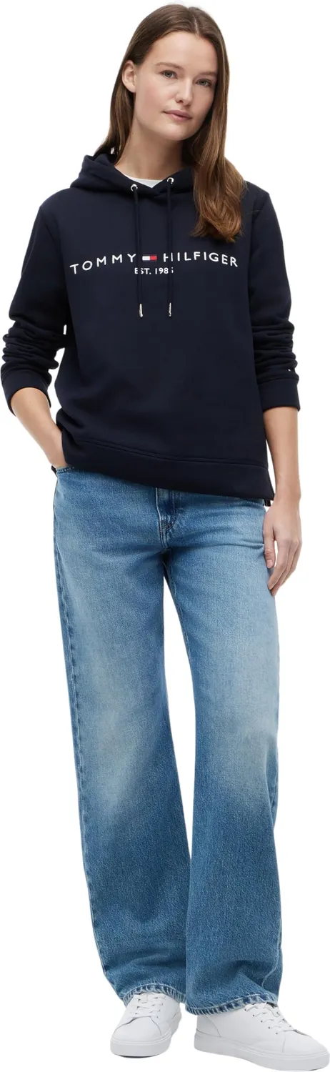 Tommy Hilfiger Heritage Felpa Donna Cappuccio Cotone