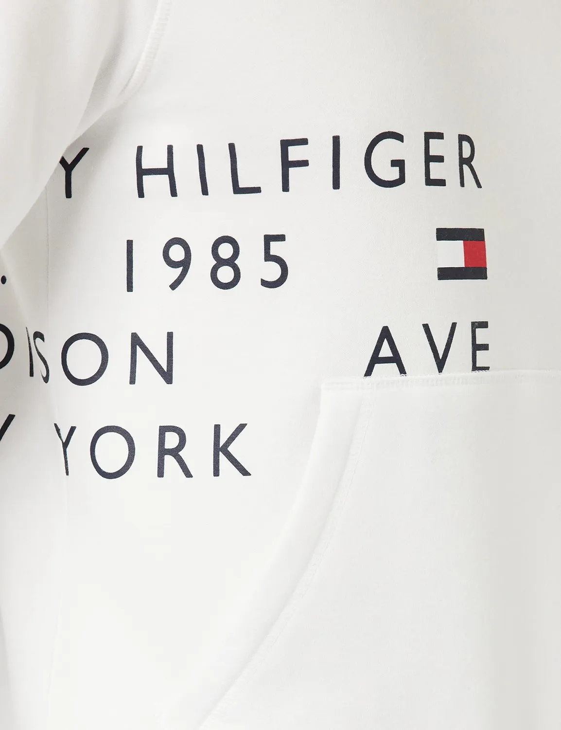 Tommy Hilfiger Off Placement felpa cappuccio uomo