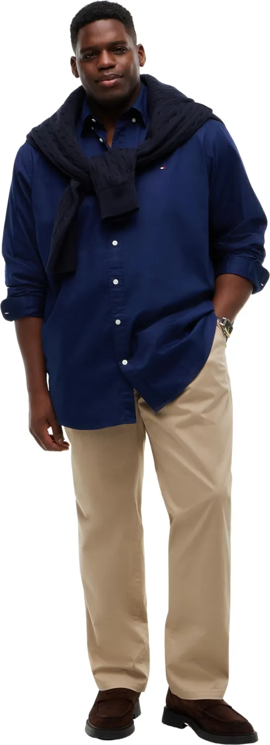 Tommy Hilfiger BT-Flex Dobby MW0MW45729 camicia uomo 4XL flex