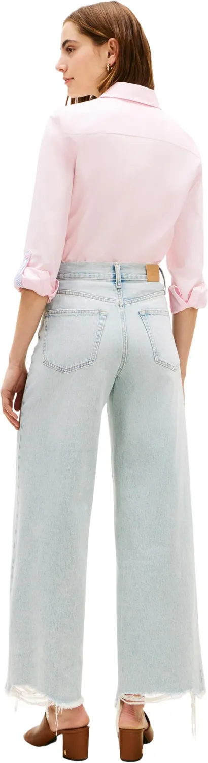 Tommy Hilfiger DNM Eve 70's Wide Leg jeans donna 30W/30L vita alta