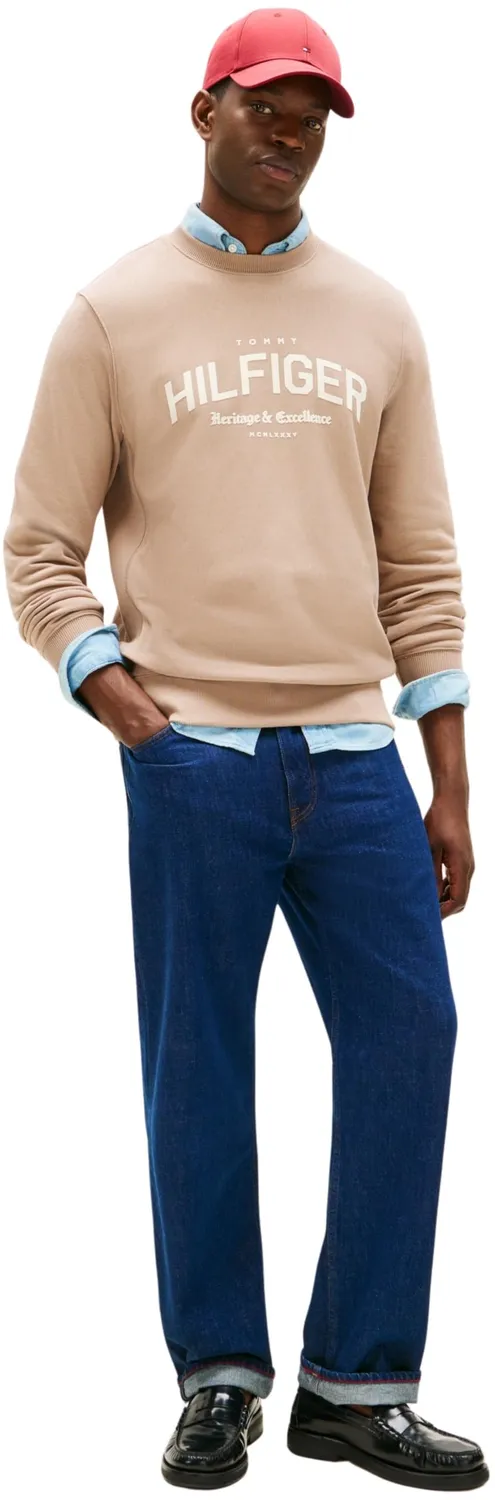 Tommy Hilfiger Arch MW0MW40067 felpa beige M