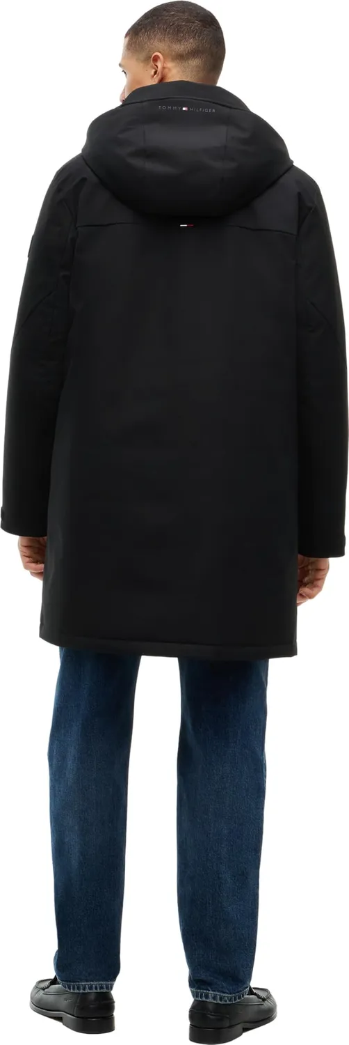 Tommy Hilfiger Tech MW0MW44989 parka uomo L imbottito nero