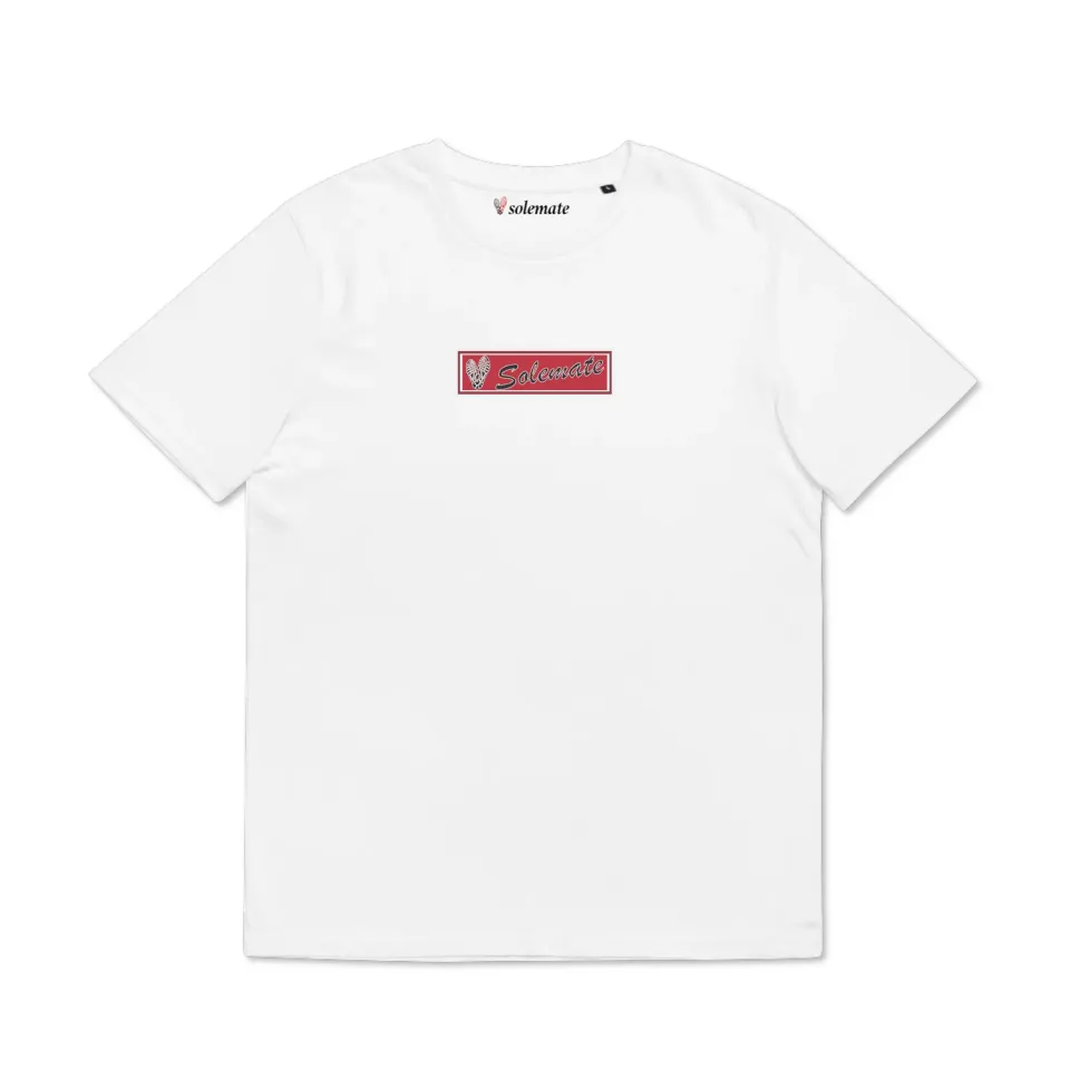 Solemate Chicago Box Logo t-shirt bianca cotone organico