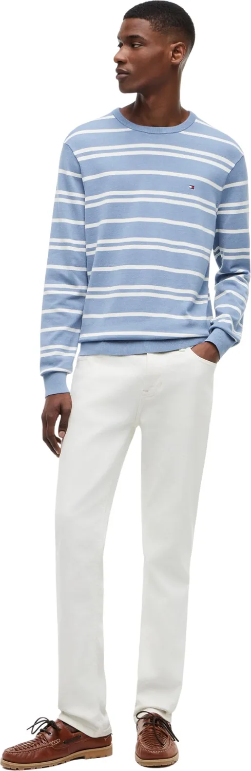 Tommy Hilfiger Essential Cotton Pullover Uomo M Bicolore