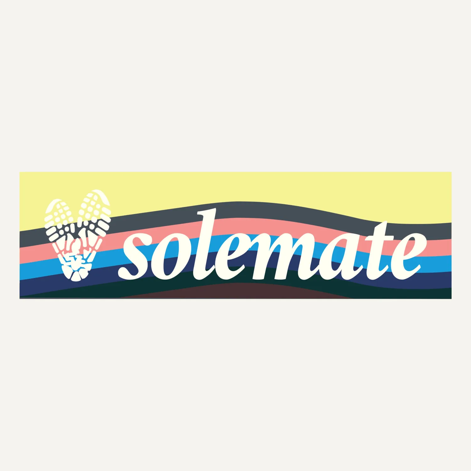 Solemate Box Logo 1/97 t-shirt panna cotone bio