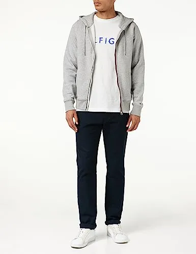 Tommy Hilfiger Felpa Cappuccio Zip Uomo Ultra Blue