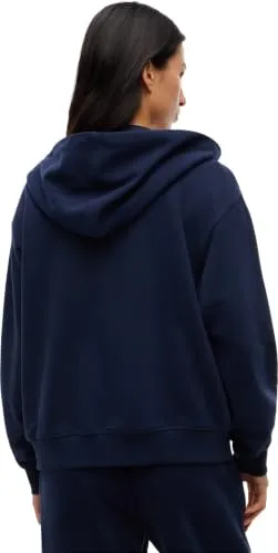 Tommy Hilfiger UW0UW06621 felpa donna cappuccio blu taglia M