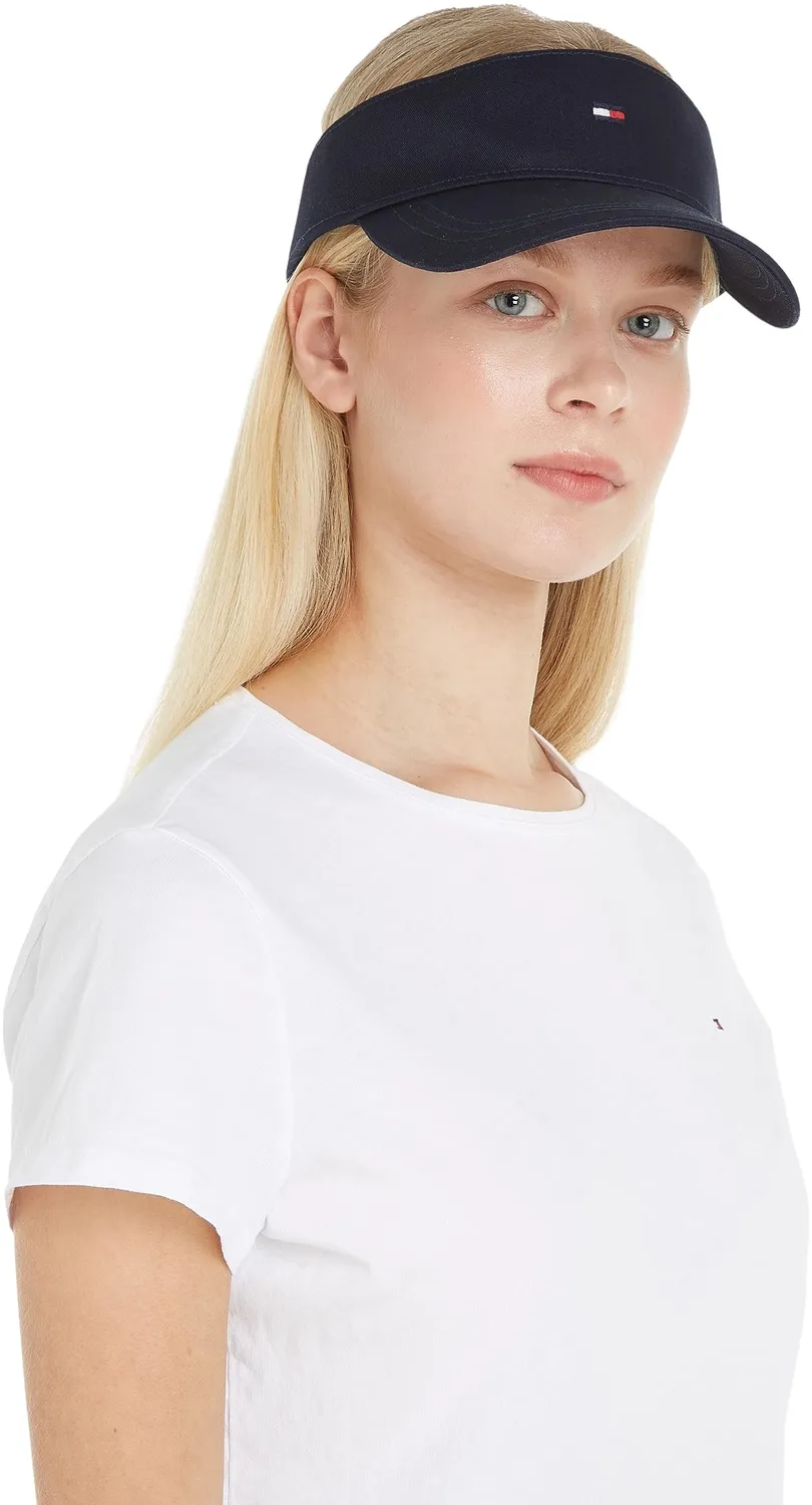 Tommy Hilfiger Essential Flag Visor cappello donna visiera regolabile