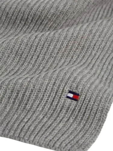 Tommy Hilfiger AM0AM12847 sciarpa cotone pima grigia