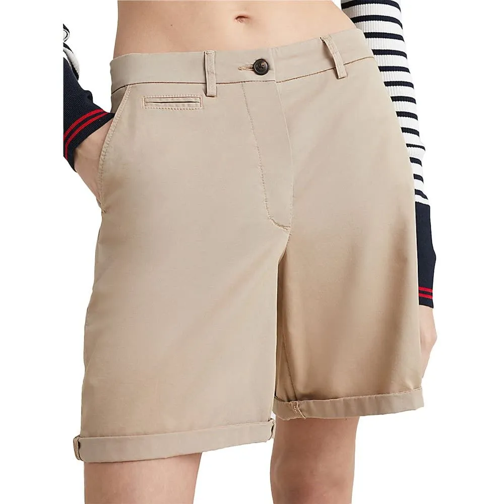 Tommy Hollywood Chino Shorts Donna 9" Twill Blu