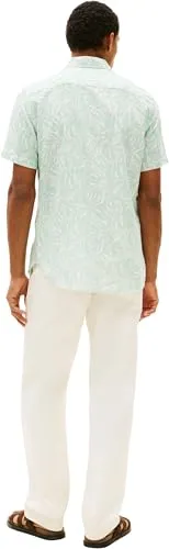 Tommy Hilfiger Linen Blend Camp MW0MW42459 camicia L manica corta