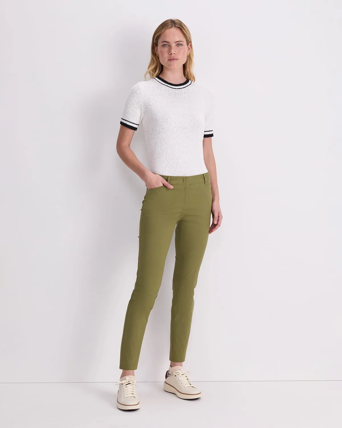 Sportscraft Evie Pantaloni capri donna cotone elasticizzato