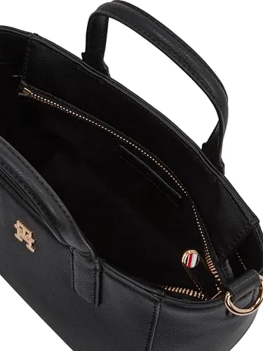 Tommy Hilfiger Soft Logo Mini Tote Piccola nero Black