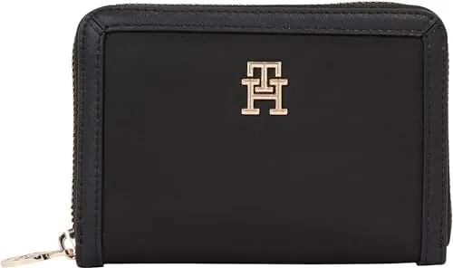 Tommy Hilfiger Essential portafoglio donna nero piccolo