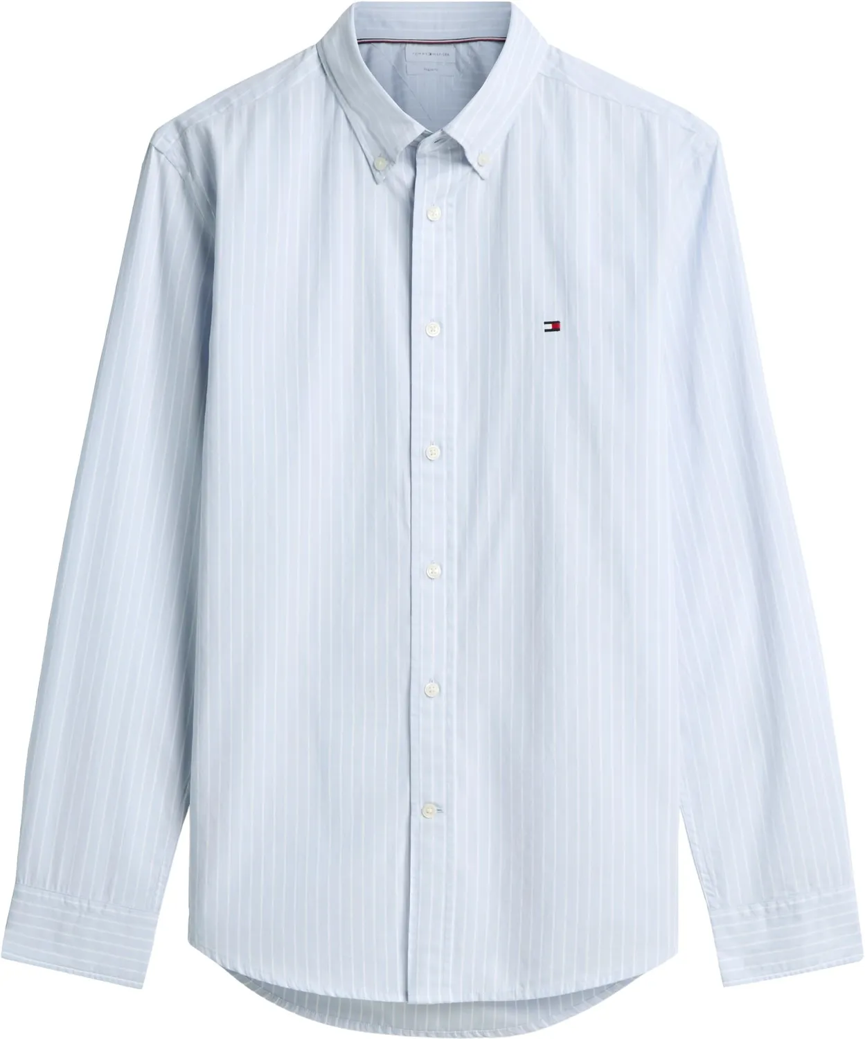 Tommy Hilfiger Flex MW0MW44571 Camicia Uomo L Ancient Blue Stripe