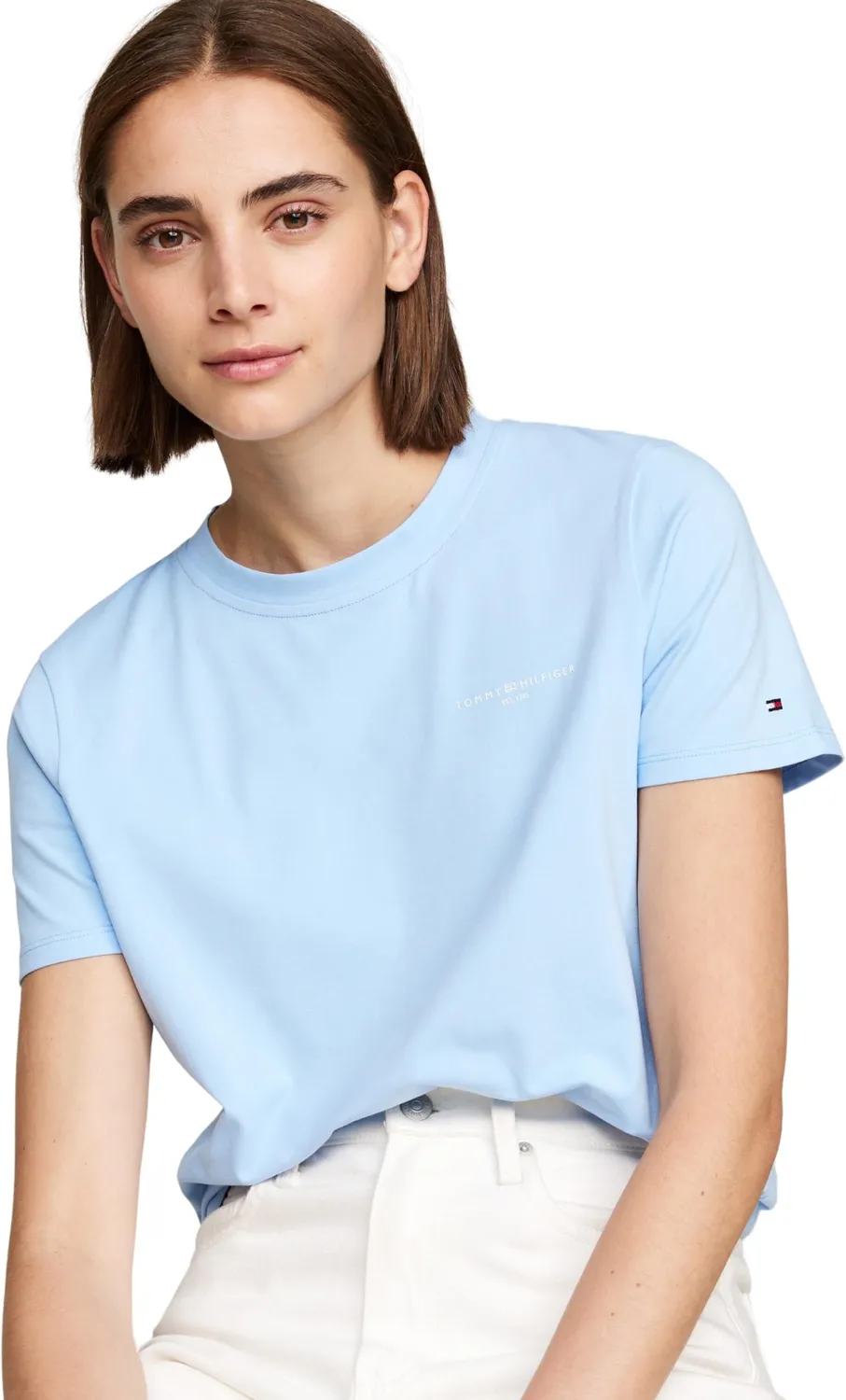 Tommy Hilfiger 1985 t-shirt donna maniche corte scollo rotondo