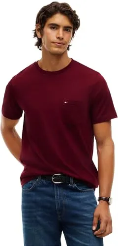 Tommy Hilfiger Essential Solid Pocket Tee MW0MW37283 maglietta L cotone