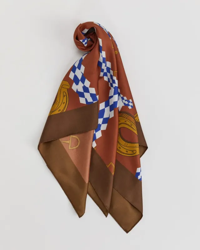 Sportscraft Maren 700649 foulard donna seta 100x100 equestre