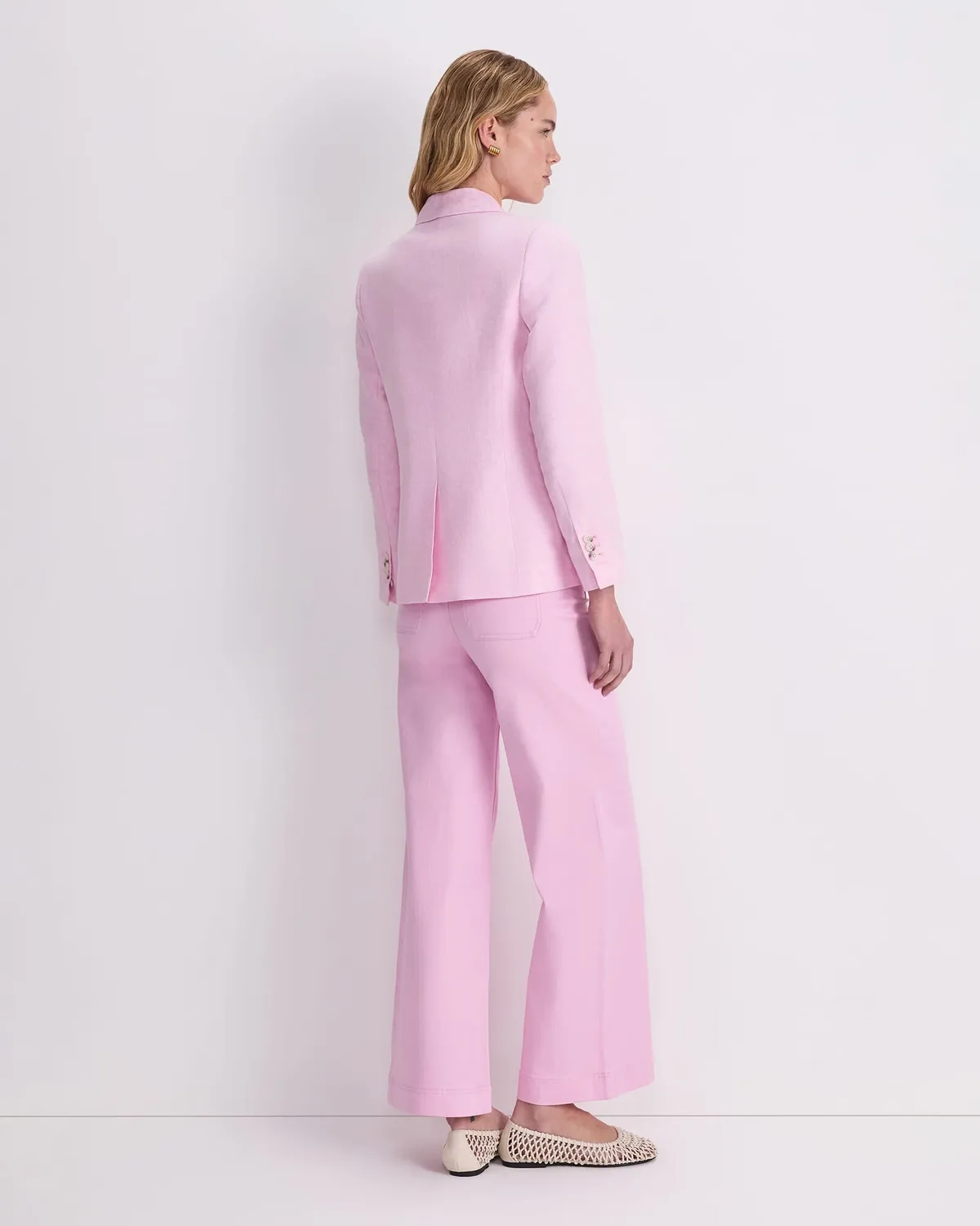 Sportscraft Freya blazer donna lino corto foderato