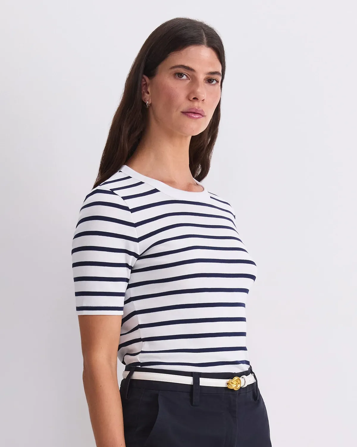 Sportscraft Heidi t-shirt cotone elasticizzato righe donna