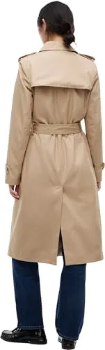 Tommy Hilfiger trench donna M beige cotone monogramma
