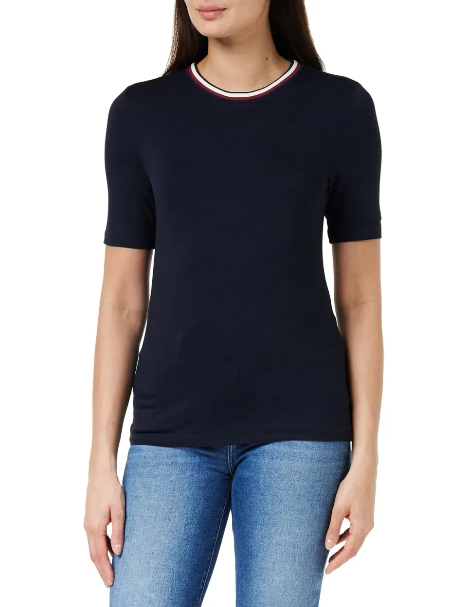 Tommy Hilfiger t-shirt donna maniche corte slim fit logo
