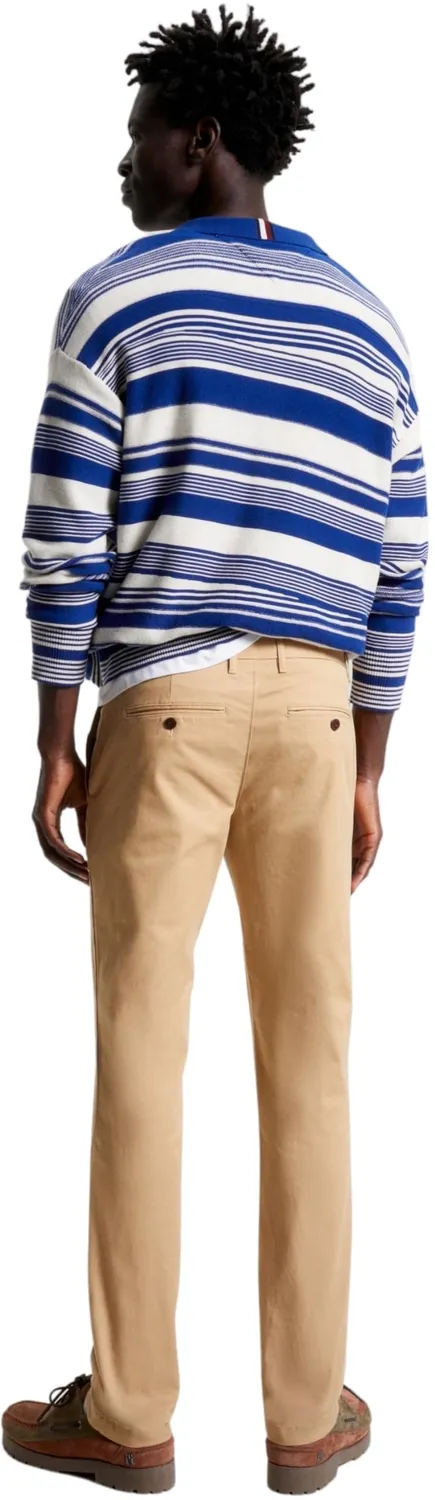 Tommy Hilfiger Bleecker 1985 chino uomo cotone Pima khaki