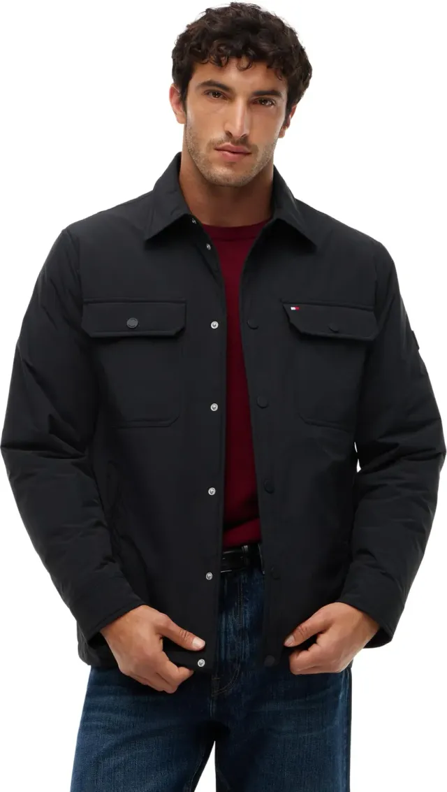 Tommy Hilfiger Packable MW0MW44767 camicia giacca uomo XL leggera