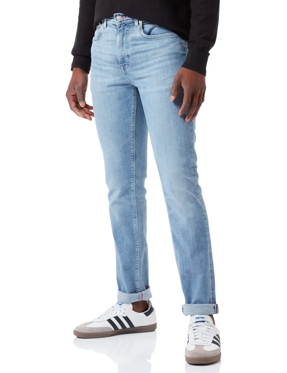 Tommy Hilfiger Bleecker jeans slim elasticizzati blu chiaro