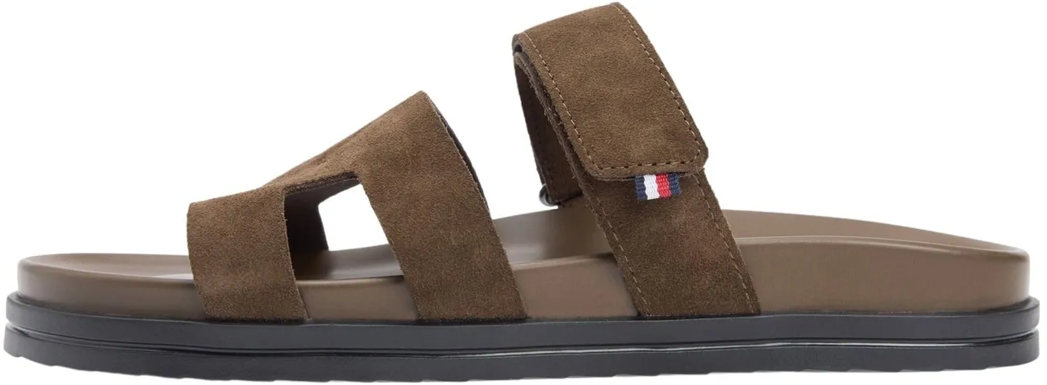 Tommy Hilfiger Adjustable Premium Suede FM0FM05774 sandali marrone