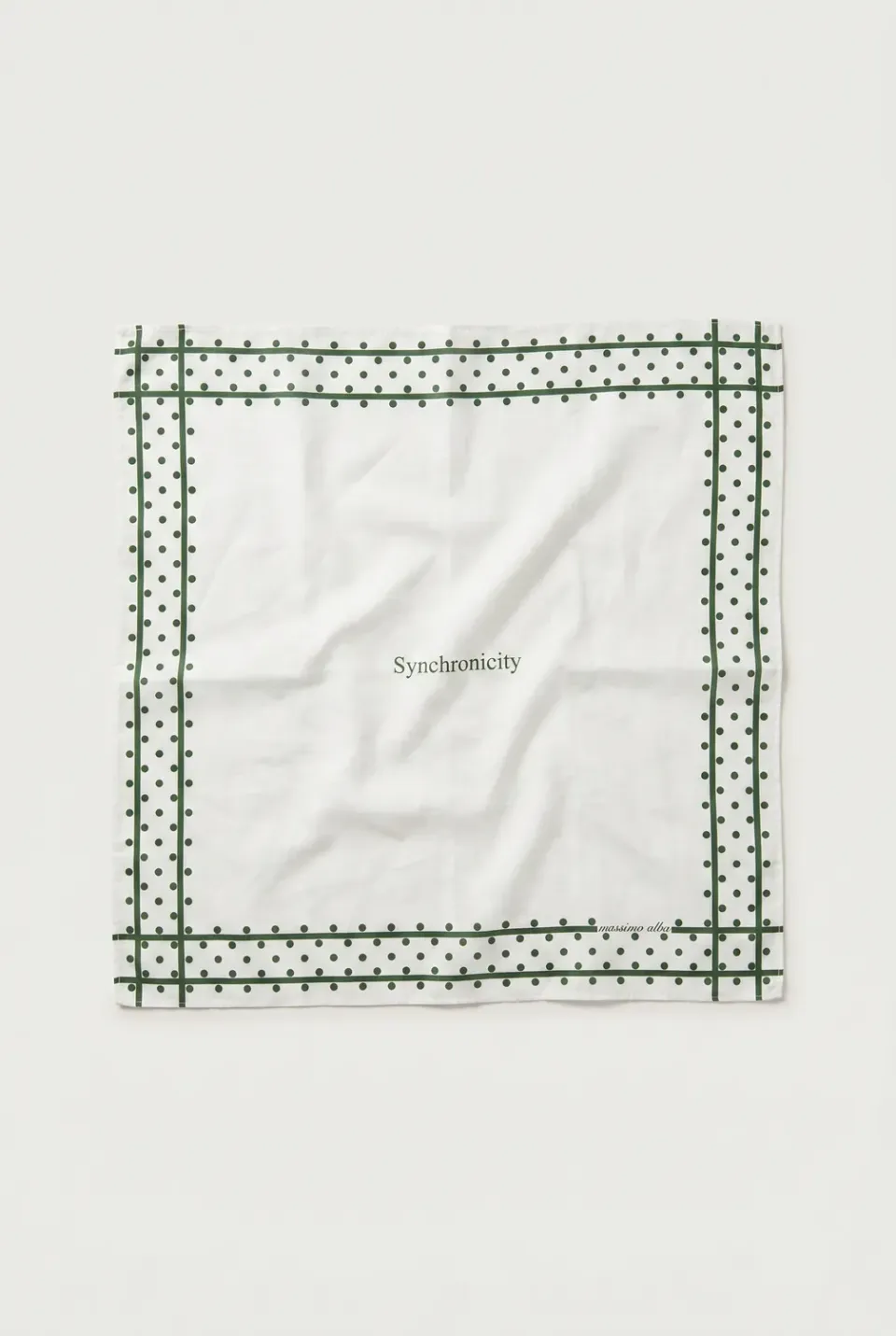 Massimo Alba Hanky1 fazzoletto cotone Soft White