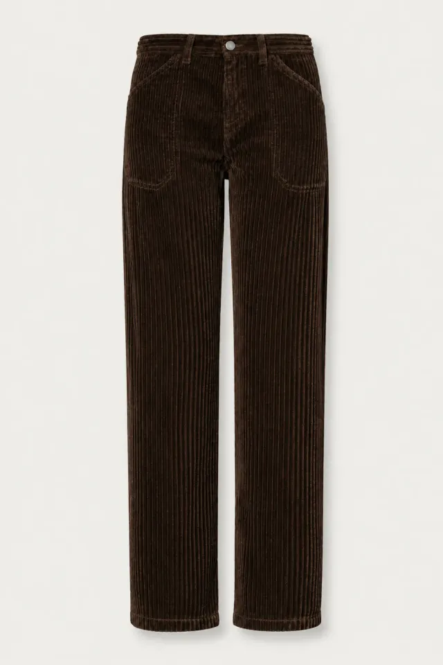 Massimo Alba Squalo pantaloni velluto Darkwood donna coste