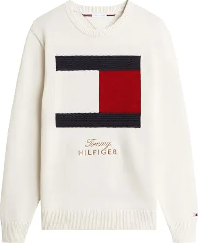 Tommy Hilfiger MW0MW44816 maglione uomo L girocollo flag