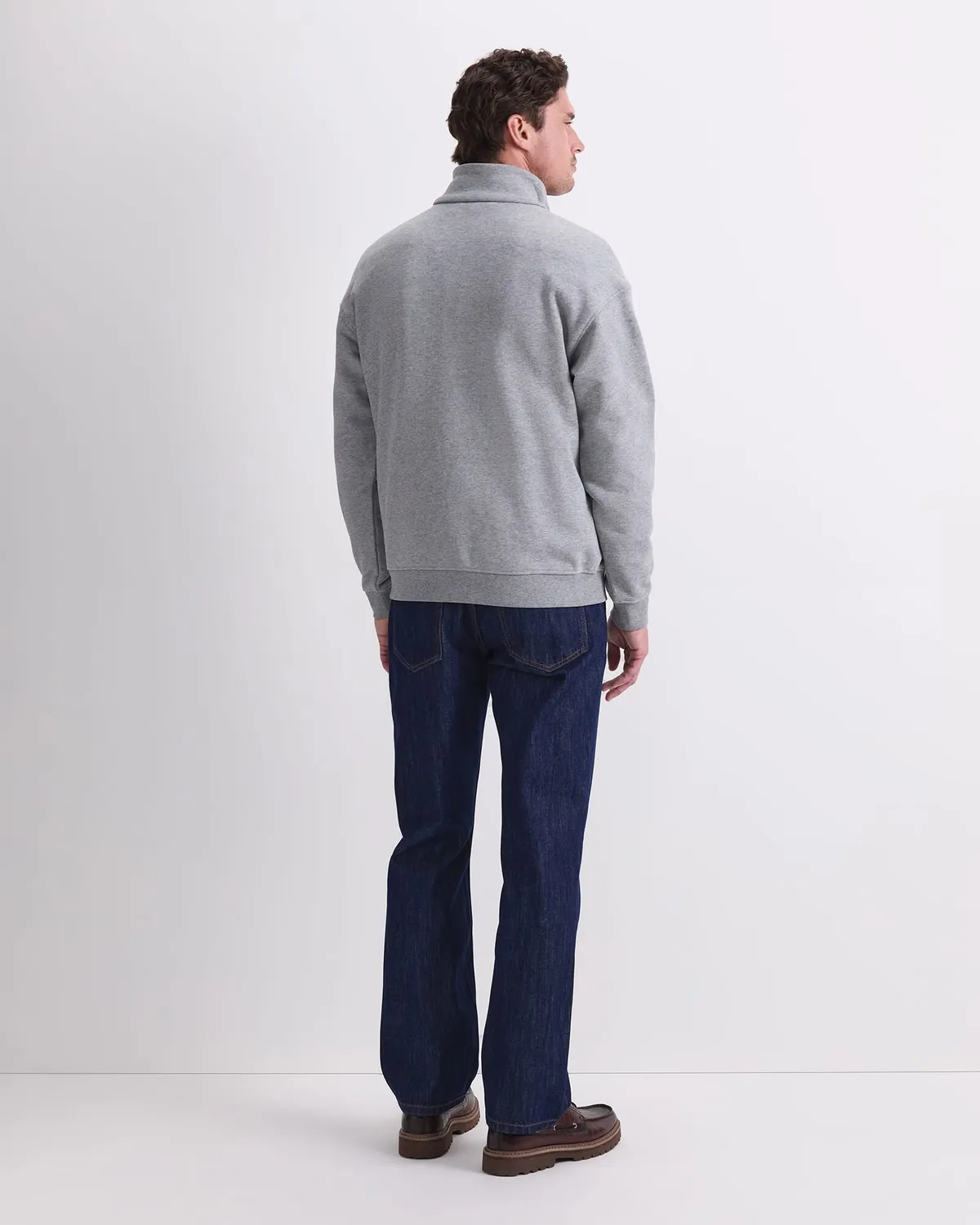 Sportscraft Quarter Zip Sweatshirt felpa uomo cotone