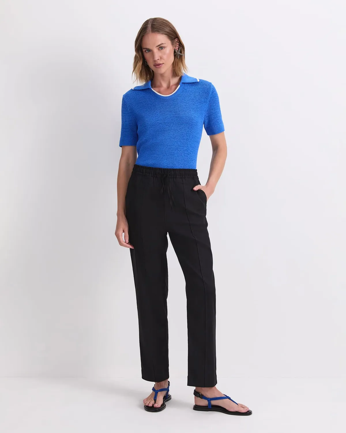 Sportscraft Rosa Tapered Linen pantalone donna lino