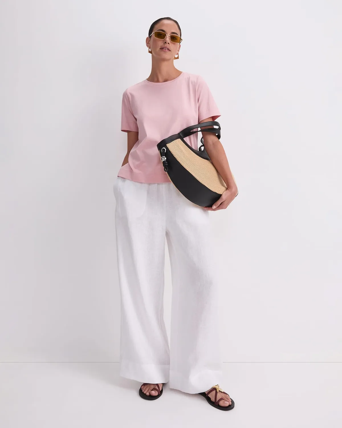 Sportscraft Mercerised Cotton Short Sleeve Tee t-shirt manica corta