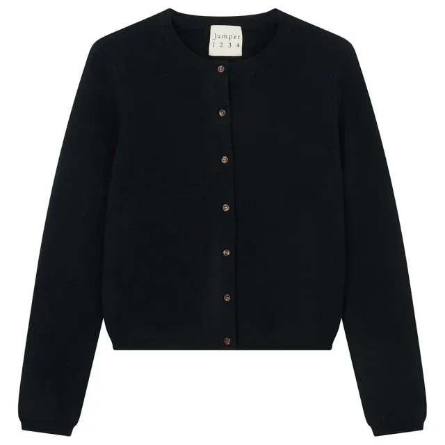 Jumper 1234 Stretch Cardigan cardigan cashmere nero